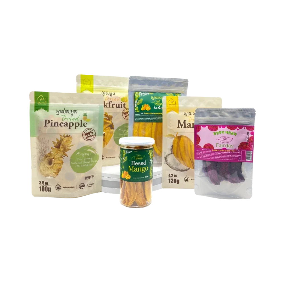Hesed dried pineapple, jackfruit, mango and dragon fruit
